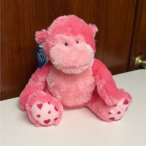 Applause Pink Plush Monkey Toy